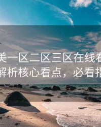 国产欧美一区二区三区在线看独到话题解析核心看点，必看指南