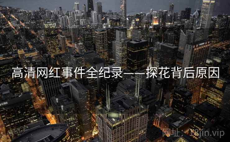 高清网红事件全纪录——探花背后原因