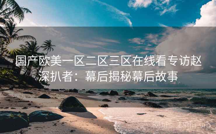 国产欧美一区二区三区在线看专访赵深扒者：幕后揭秘幕后故事