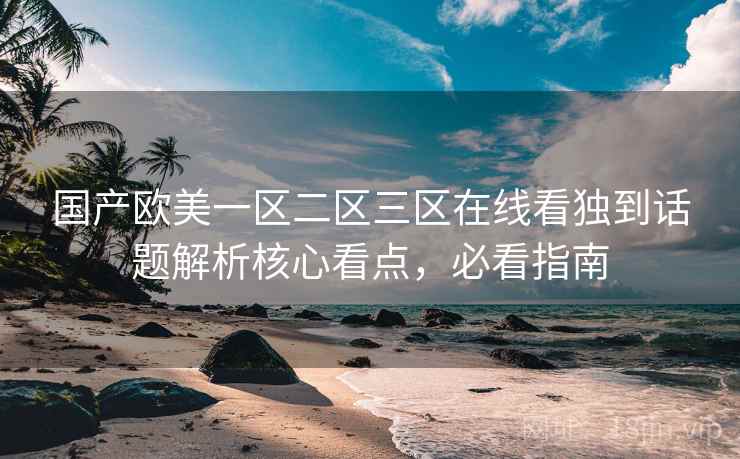 国产欧美一区二区三区在线看独到话题解析核心看点，必看指南