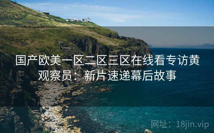 国产欧美一区二区三区在线看专访黄观察员：新片速递幕后故事