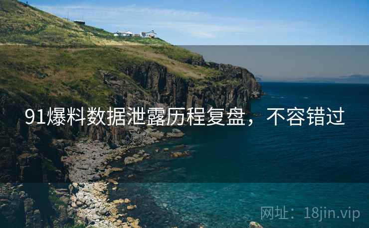 91爆料数据泄露历程复盘，不容错过